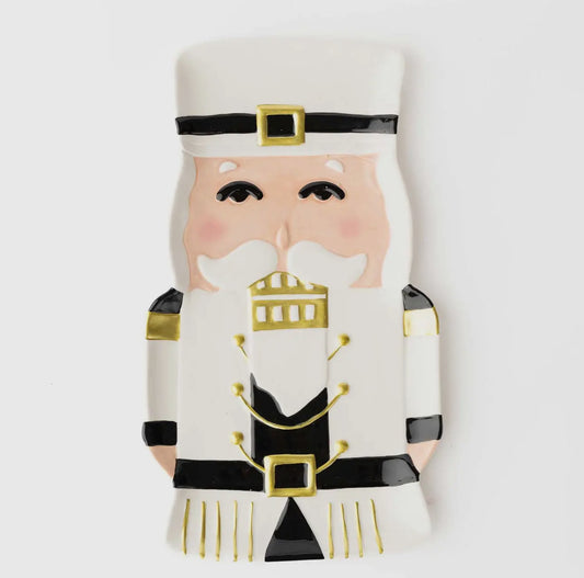White Nutcracker Platter
