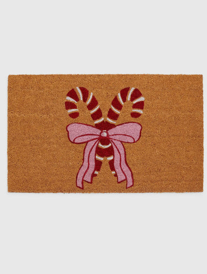 Candy Cane Doormat