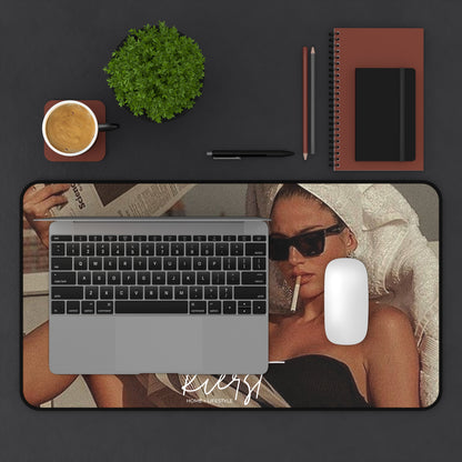 A Classic Affair Desk Mat | Vintage Glam Meets Modern Edge
