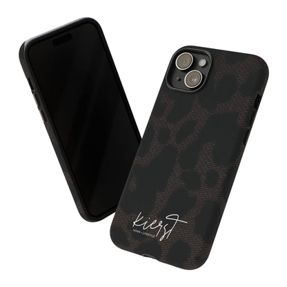 Black Leopard iPhone Case