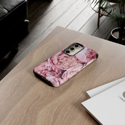 Pink Peonies Samsung Galaxy Phone Case