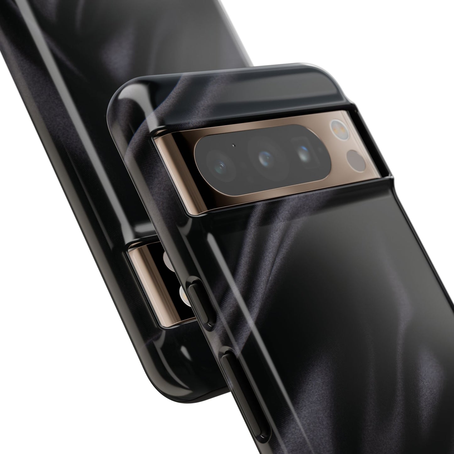 Black Silk Print Google Pixel Phone Case