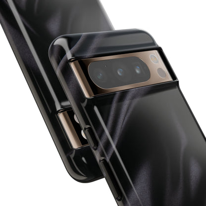 Black Silk Print Google Pixel Phone Case