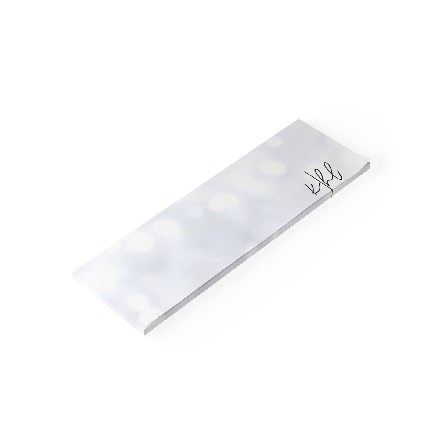 White Sparkle Post-it® Note Pad