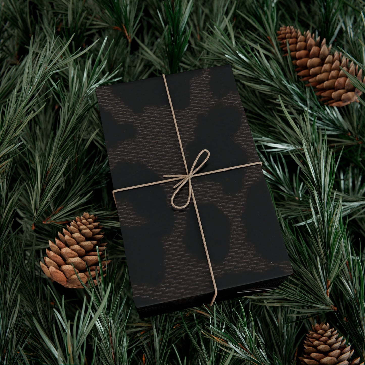 Black Leopard Gift Wrapping Paper