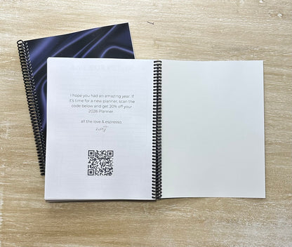 2027 Navy Silk Lifestyle Planner