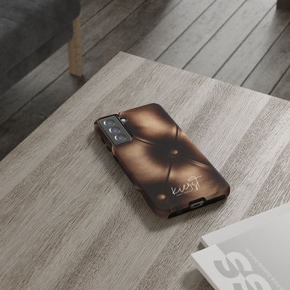 Bronze Tufted Print Samsung Galaxy Case