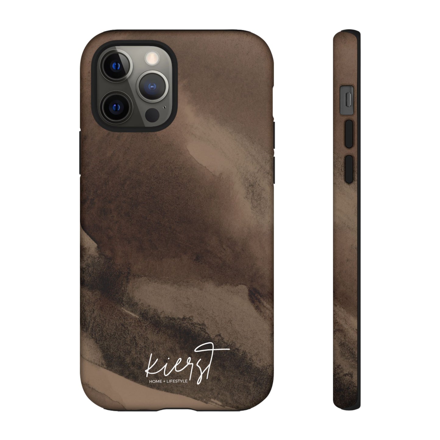 Brown Abstract iPhone Case