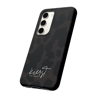 Black Leopard Samsung Galaxy Phone Case