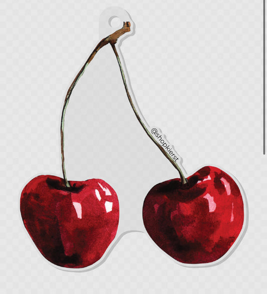 Moody Cherries Ornament + Keychain