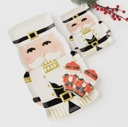 White Nutcracker Platter