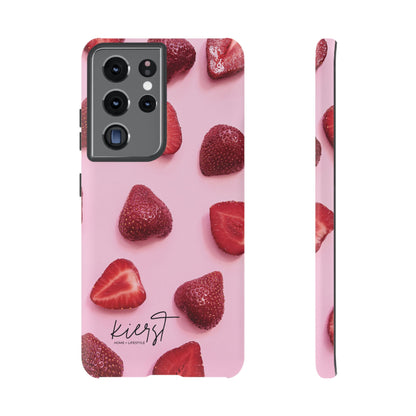 Strawberries Samsung Galaxy Phone Case | A Juicy Pop of Playfulness Meets Polished Design