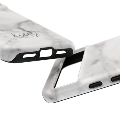 Lived-In White and Grey Marble Google Pixel Case | Elevated Essentials For Everyday