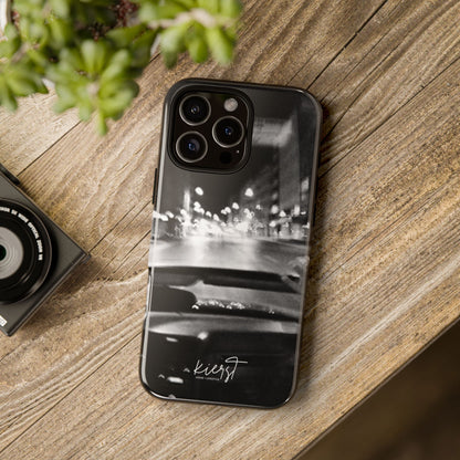 Faded Summer Nights iPhone Case | A Cinematic Blur of City Lights and Nostalgia