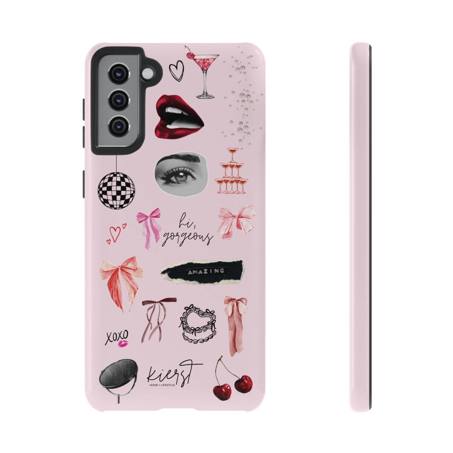 Pink Samsung Galaxy Phone Case - Edge of Romance