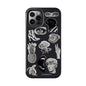 Black & White Vintage Sticker Design iPhone Case