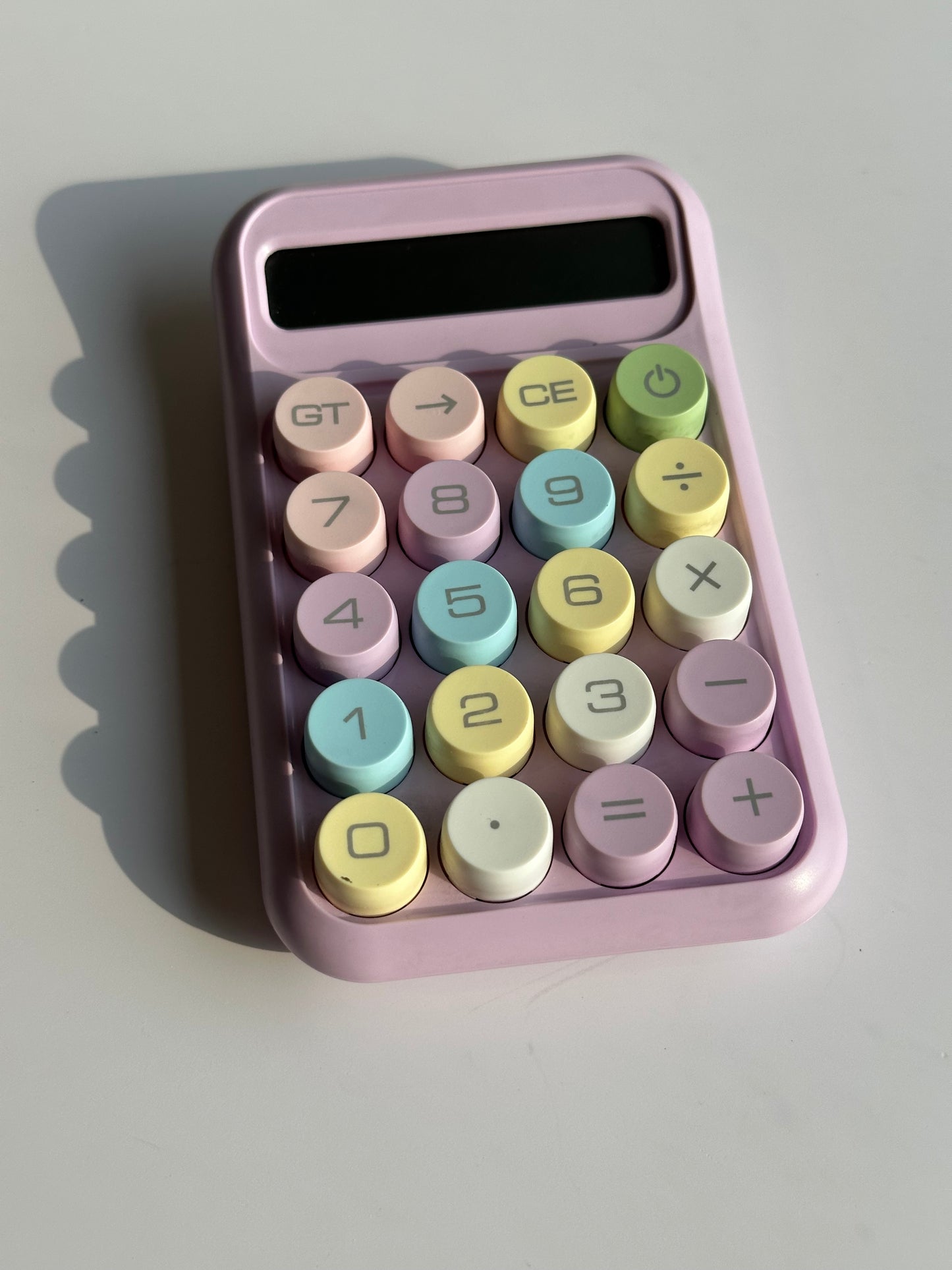 Small Colorful Desk Calculator