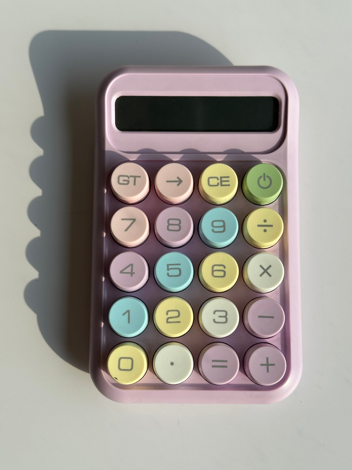 Small Colorful Desk Calculator