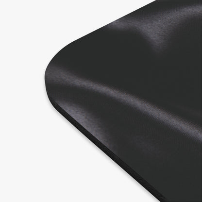 Black Silk Print Mouse Pad