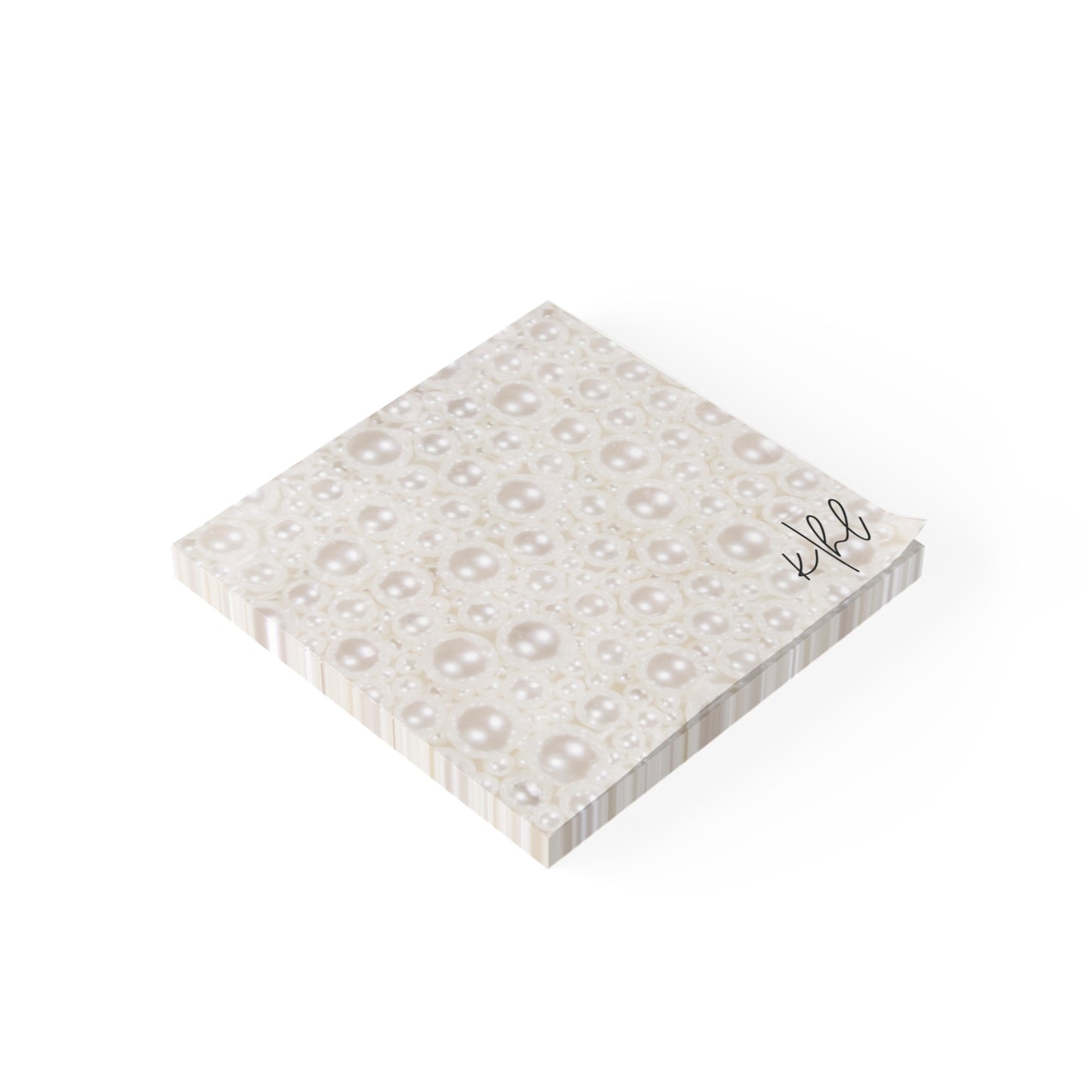 Various Pearls Post-it® Note Pad | Soft Ivory Sticky Notes with a Glamorous Luxe Touch