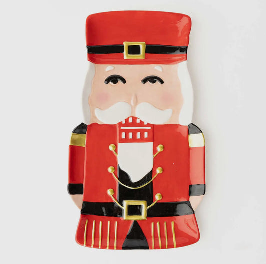 Red Nutcracker Platter
