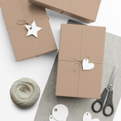 Tan Gift Wrapping Paper