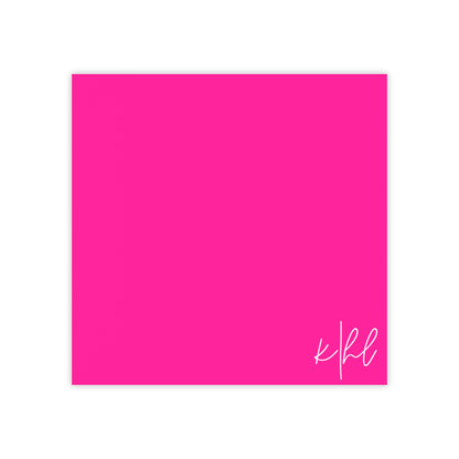 kierst Signature Hot Pink Post-it® Note Pad | Vibrant Sticky Notes for Bold Desks
