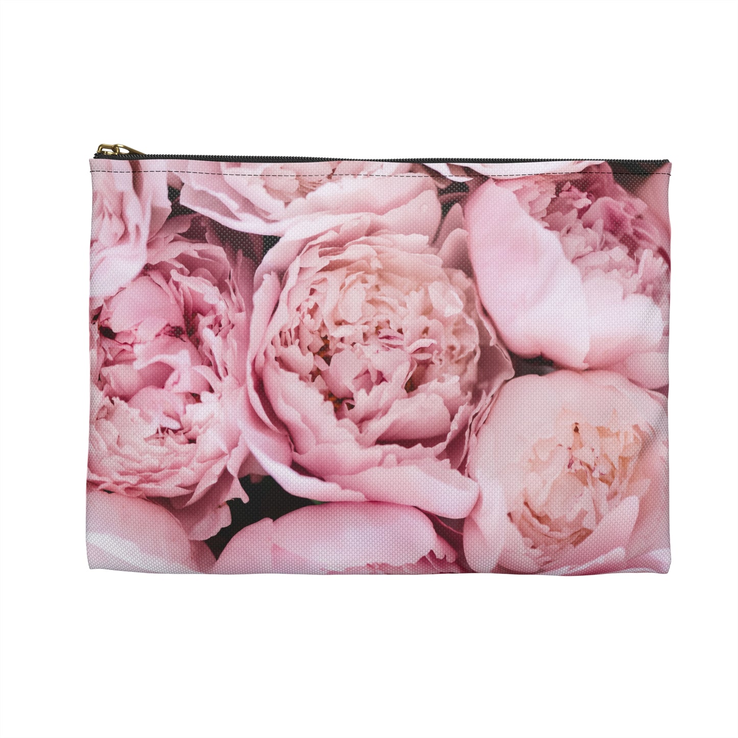 Pink Peonies Accessory Pouch