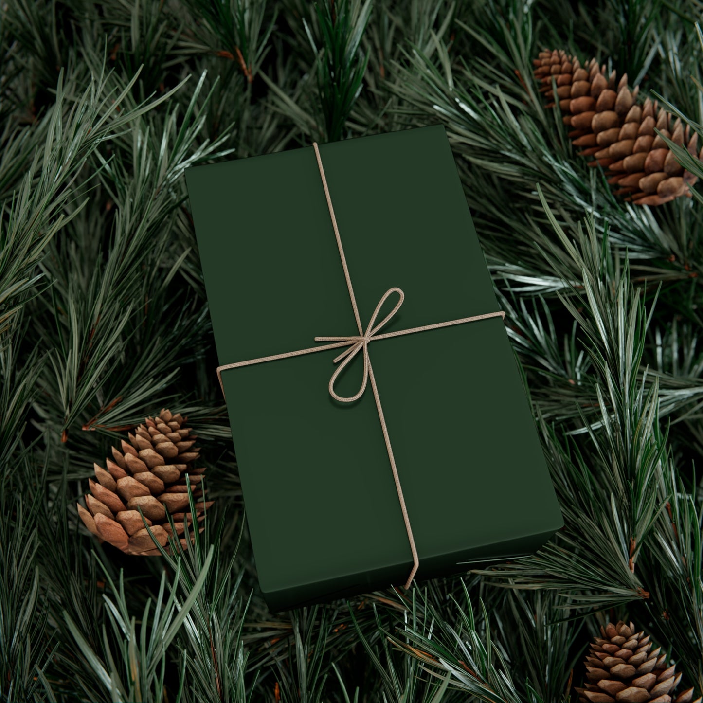 Hunter Green Gift Wrapping Paper