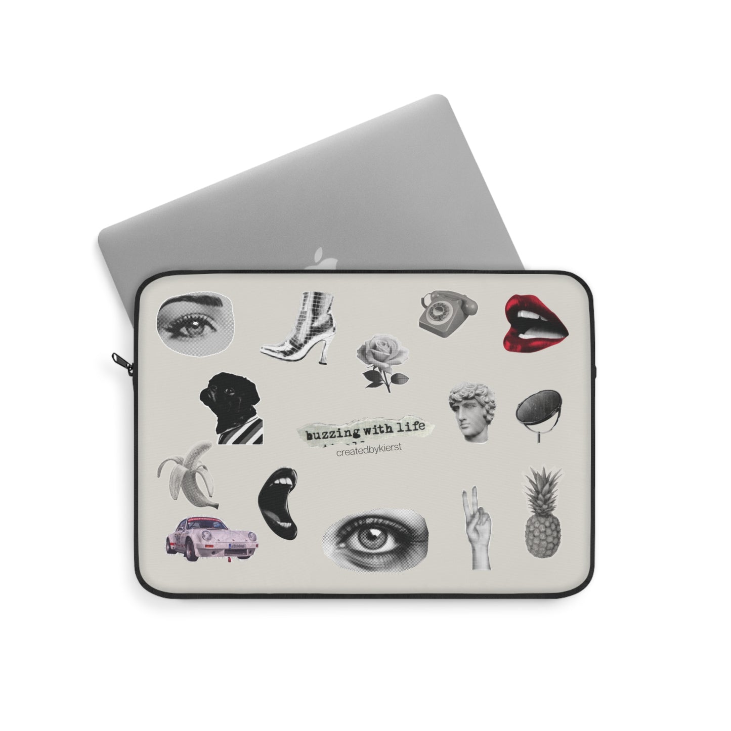 Vintage Stickers Laptop Sleeve