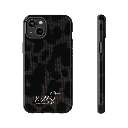Black Leopard iPhone Case