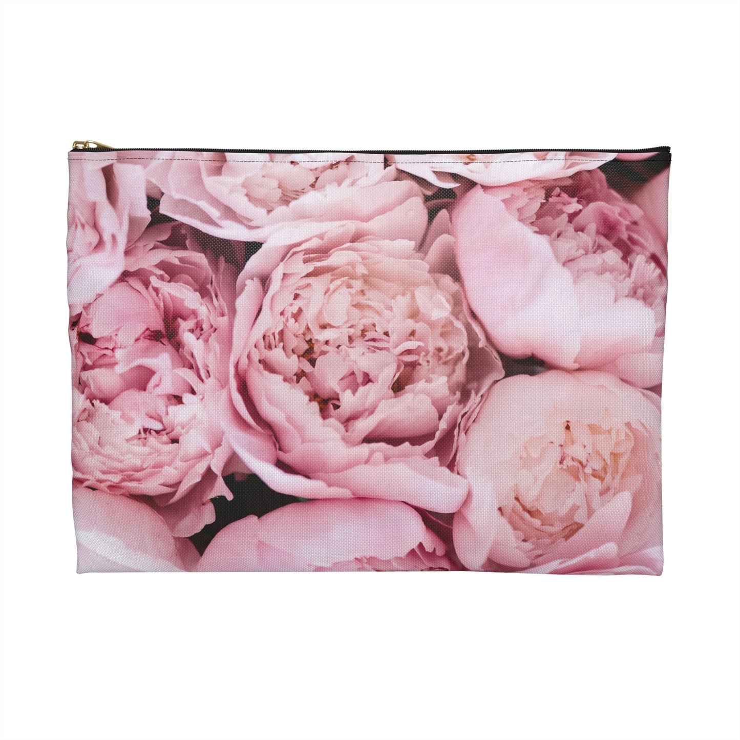 Pink Peonies Accessory Pouch