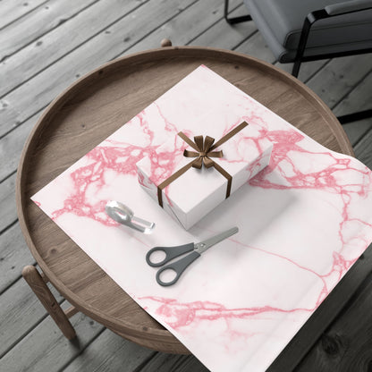 Pink Marble Wrapping Paper
