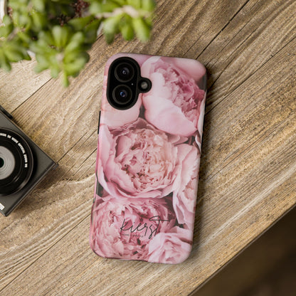 Pink Peonies iPhone Case | Soft Florals Meet Luxe Protection