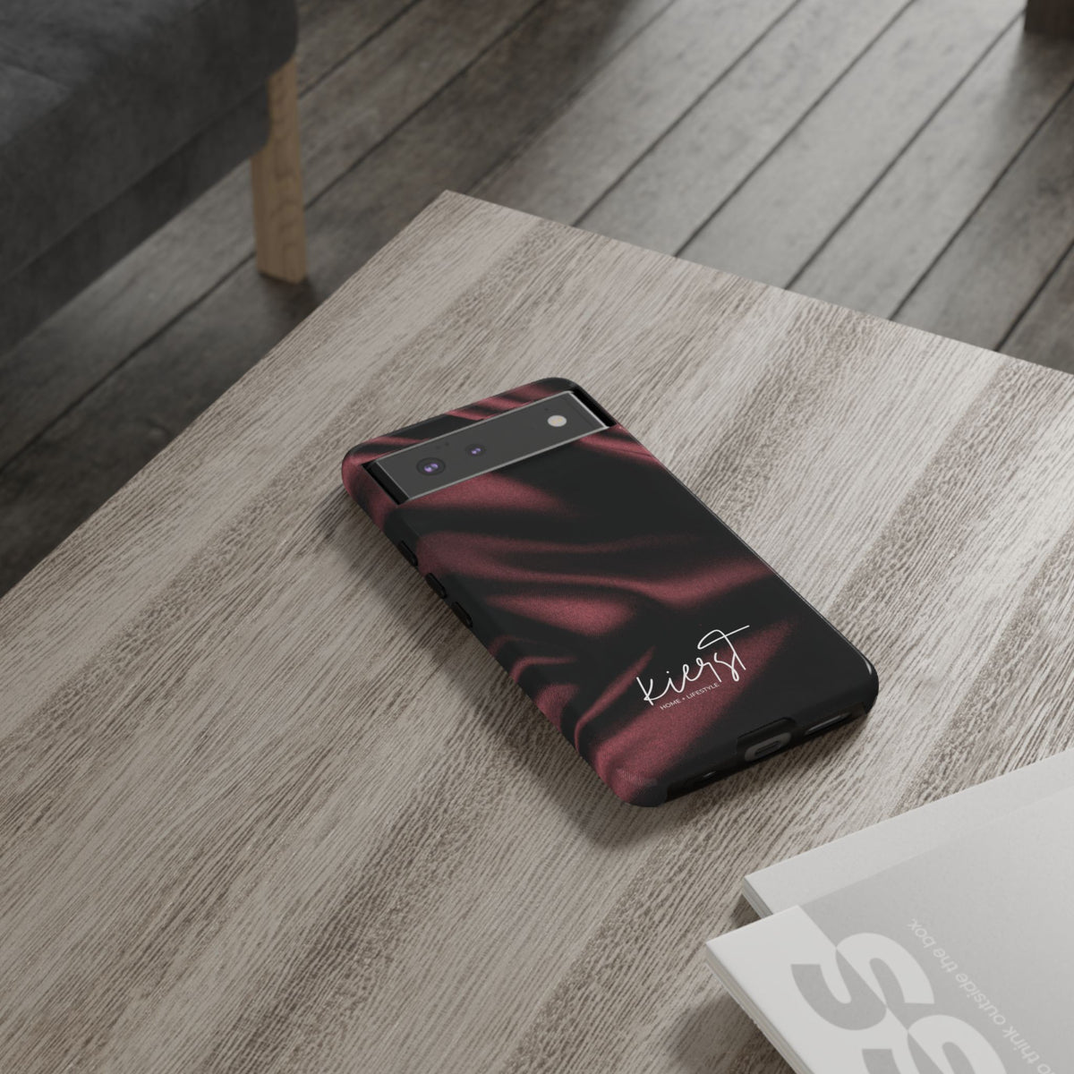 Signature Velvet Noir Silk Print Google Pixel Phone Case