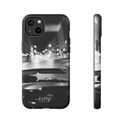 Faded Summer Nights iPhone Case | A Cinematic Blur of City Lights and Nostalgia