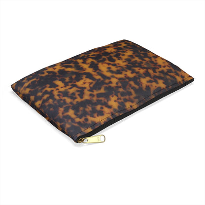 Tortoise Print Accessory Pouch | Classic with an Edge