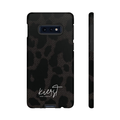 Black Leopard Samsung Galaxy Phone Case