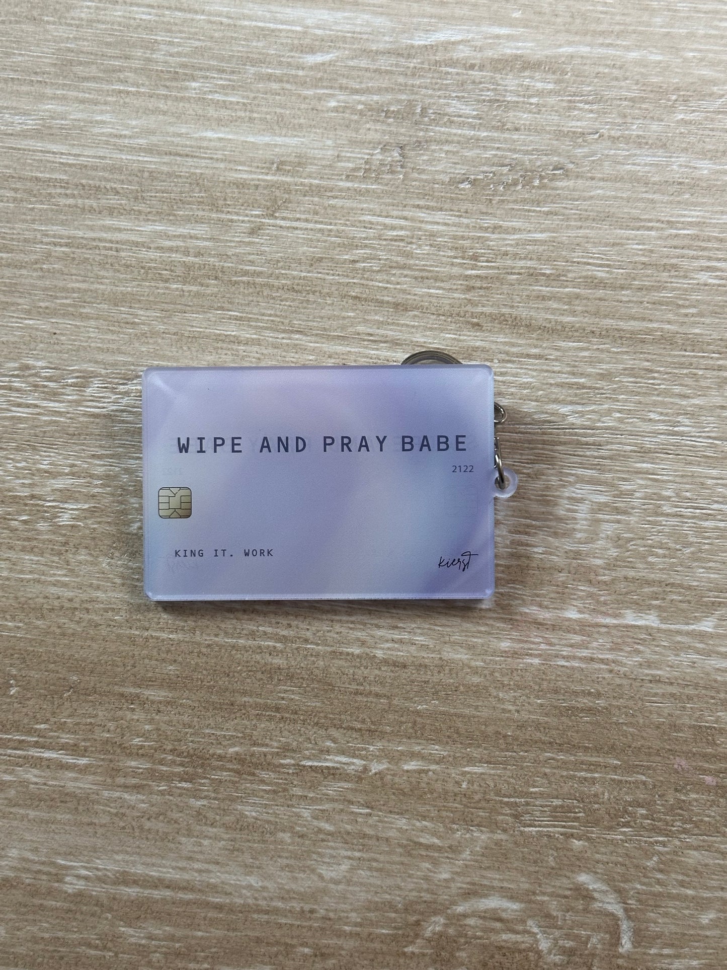 Imperfect: Swipe + Pray Keychain