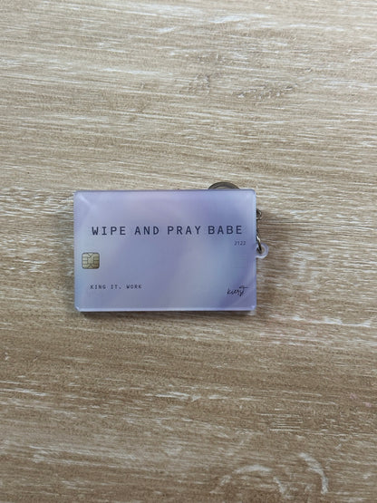 Imperfect: Swipe + Pray Keychain