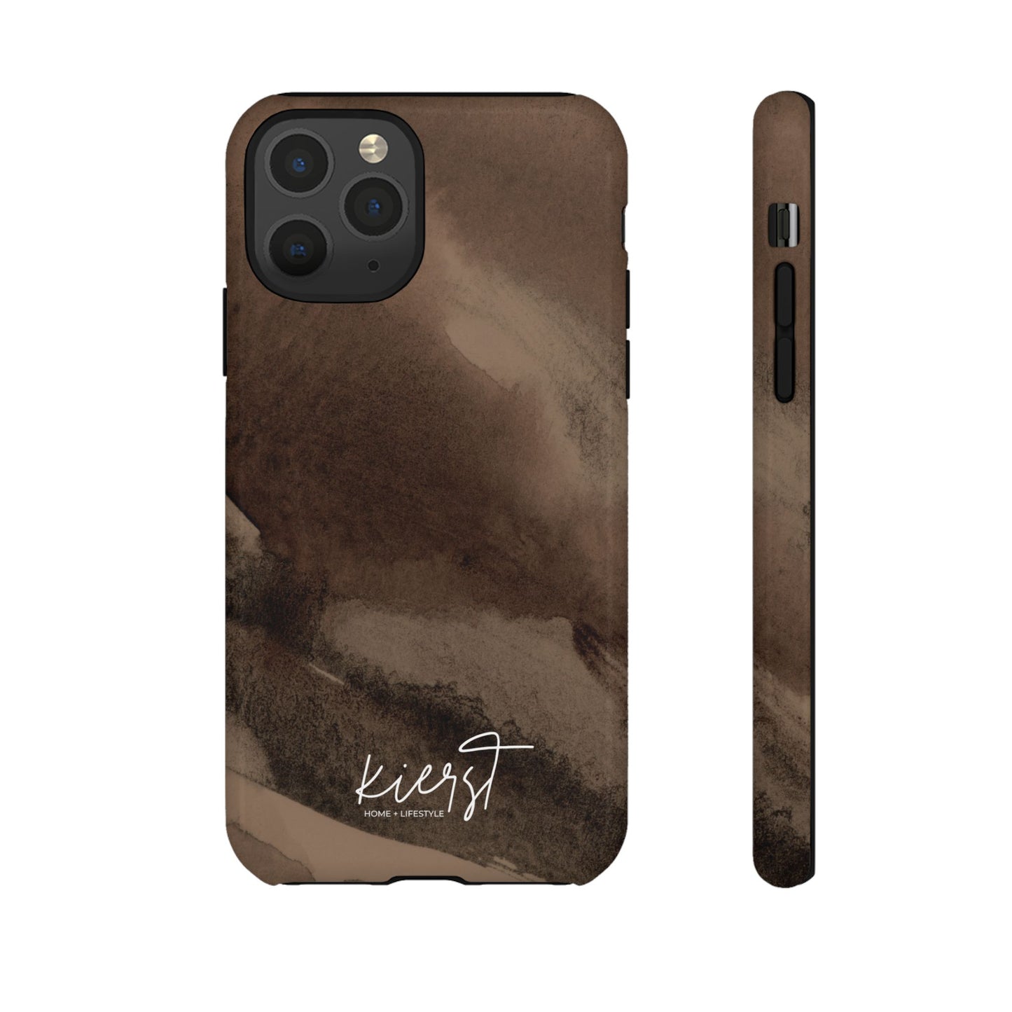 Brown Abstract iPhone Case