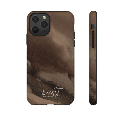 Brown Abstract iPhone Case