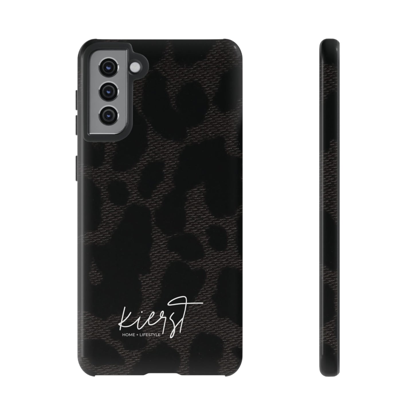 Black Leopard Samsung Galaxy Phone Case