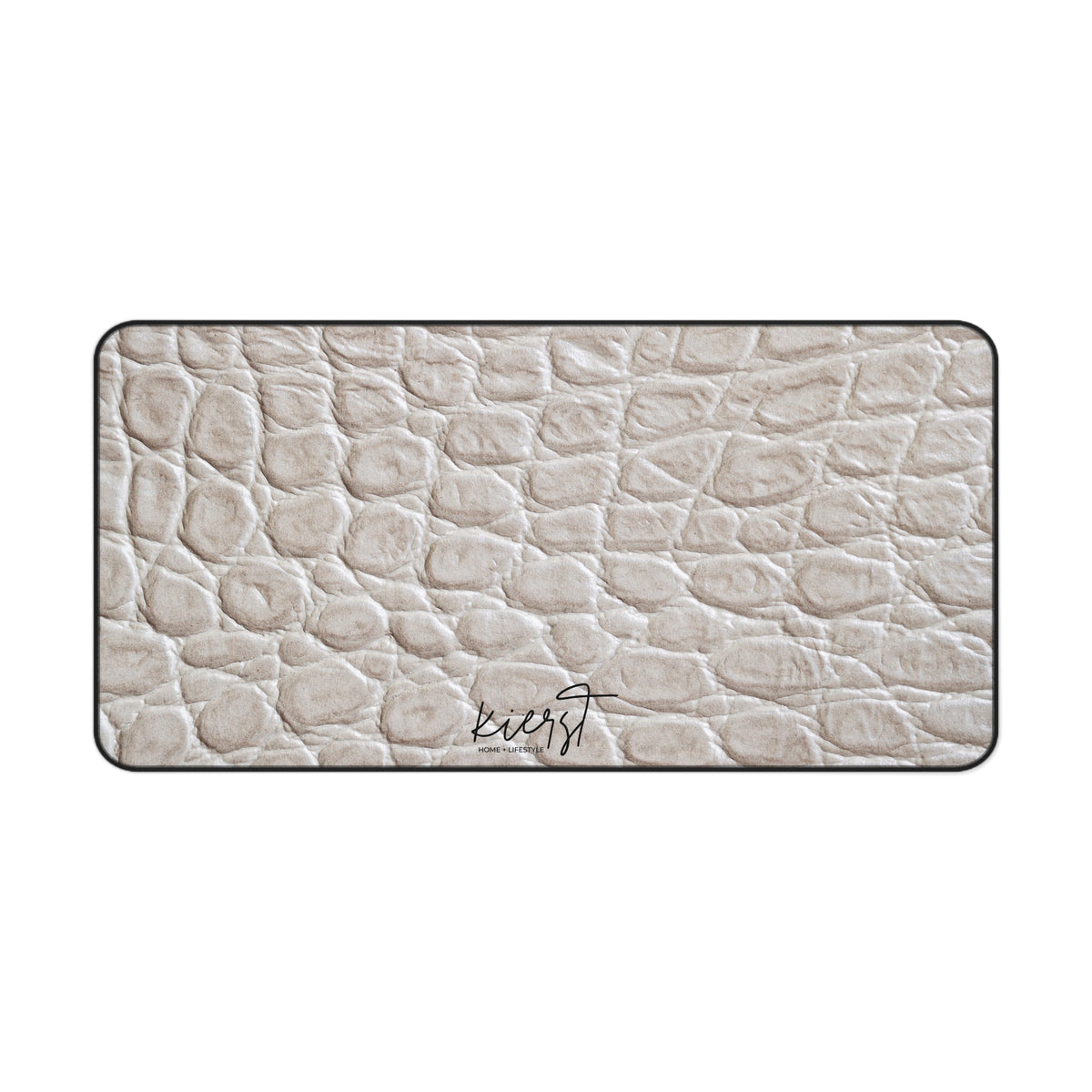 Cream Reptile Print Desk Mat