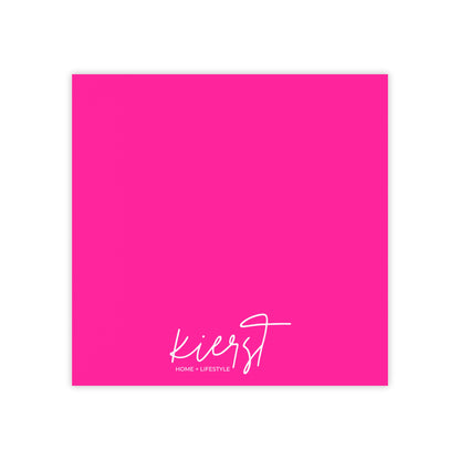 kierst Signature Hot Pink Post-it® Note Pad | Vibrant Sticky Notes for Bold Desks