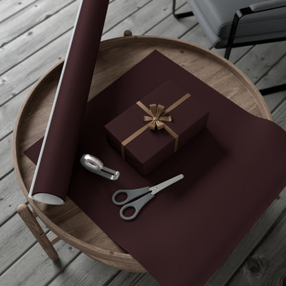 Deep Ruby Gift Wrapping Paper – Bold Jewel-Tone Wrap for Luxe Presentations