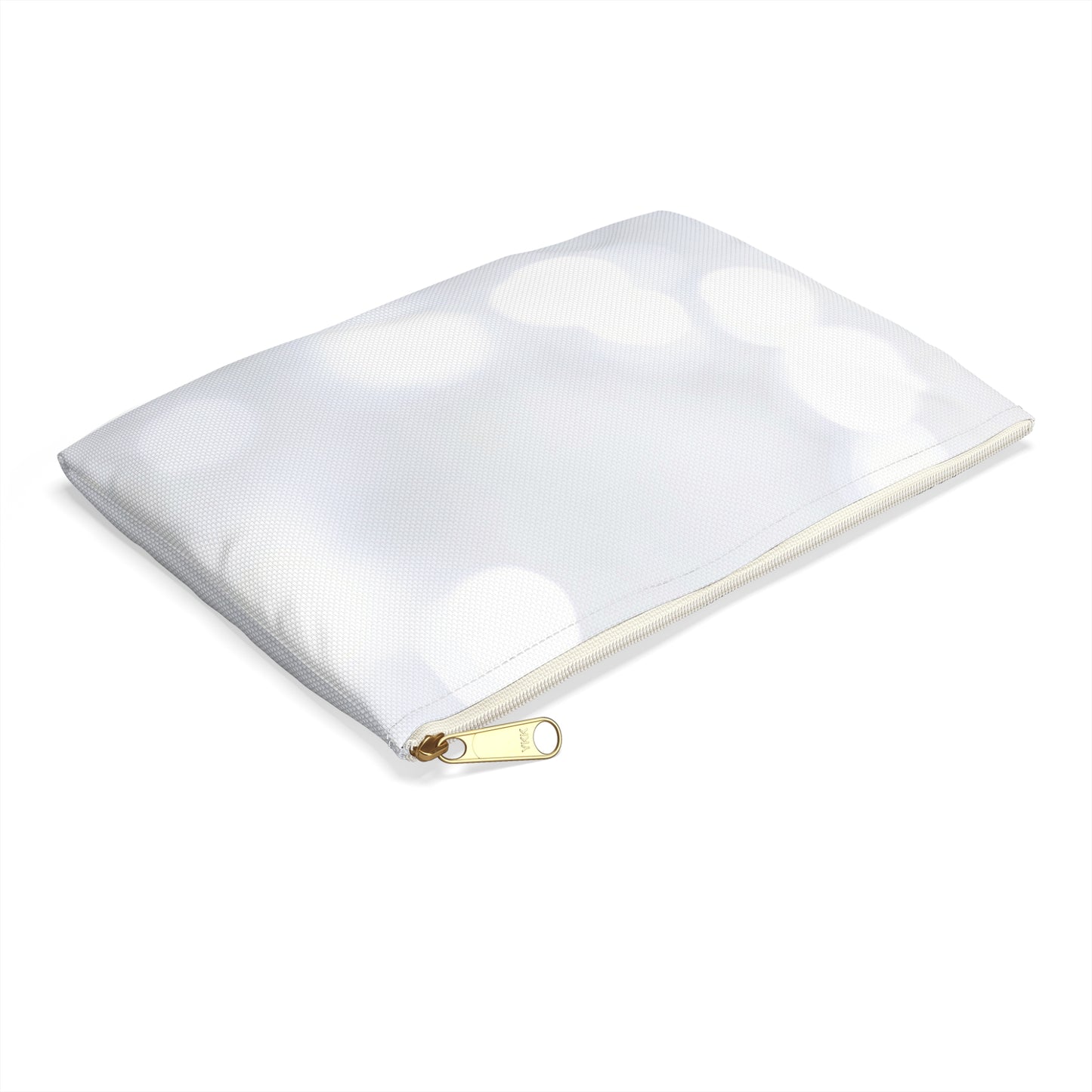 White Sparkle Print Accessory Pouch