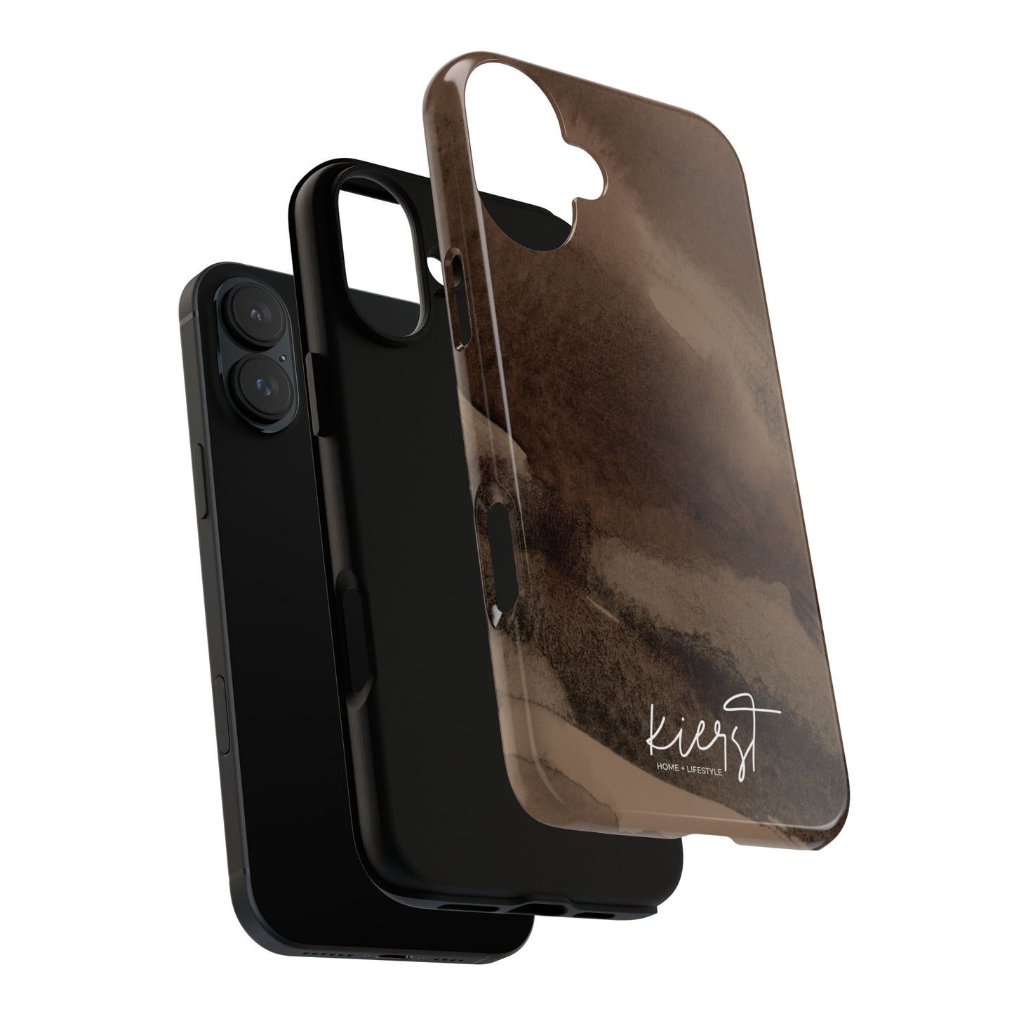 Brown Abstract iPhone Case