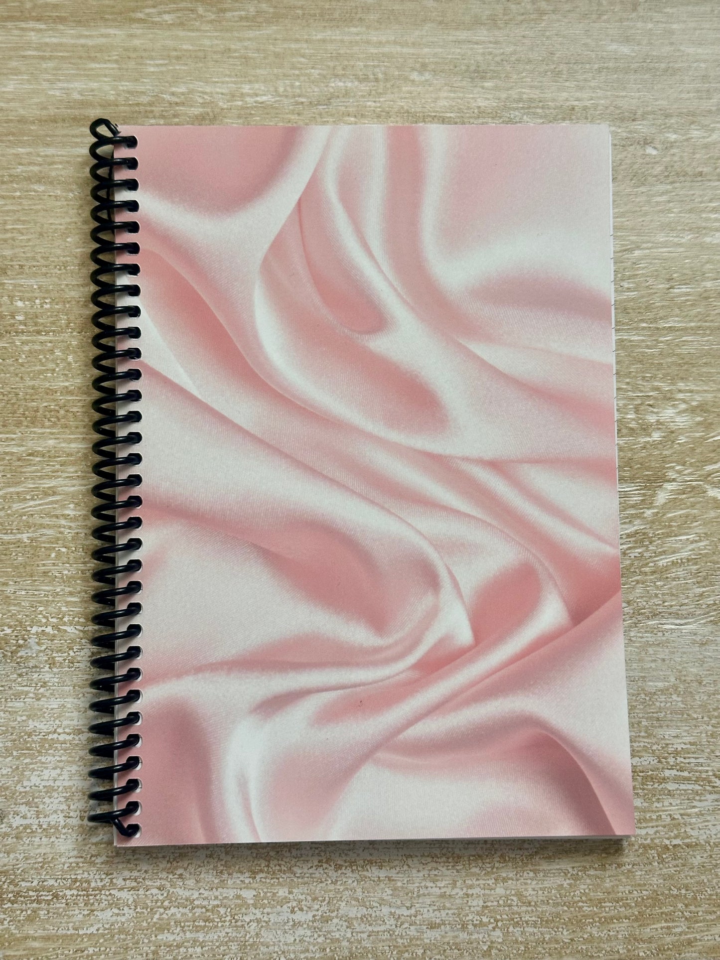 Pink Silk Print Notebook
