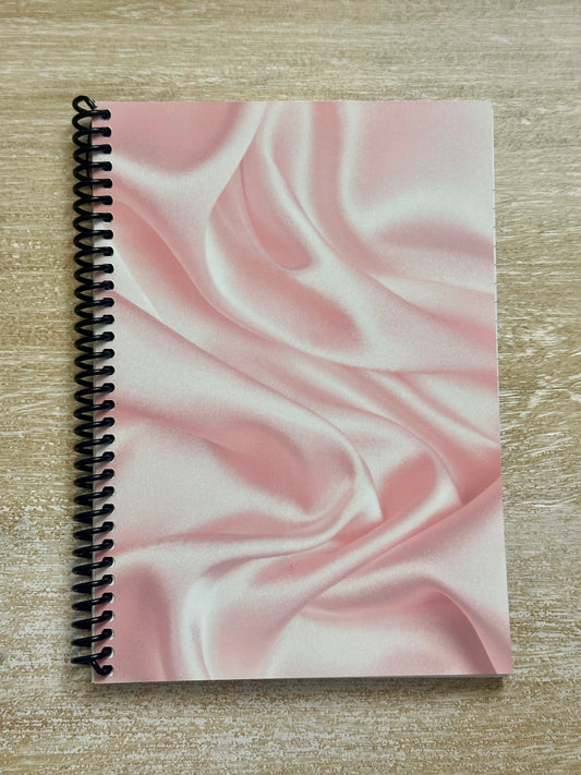 Pink Silk Print Notebook